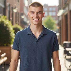 THEORY Polo Shirt. Size Large